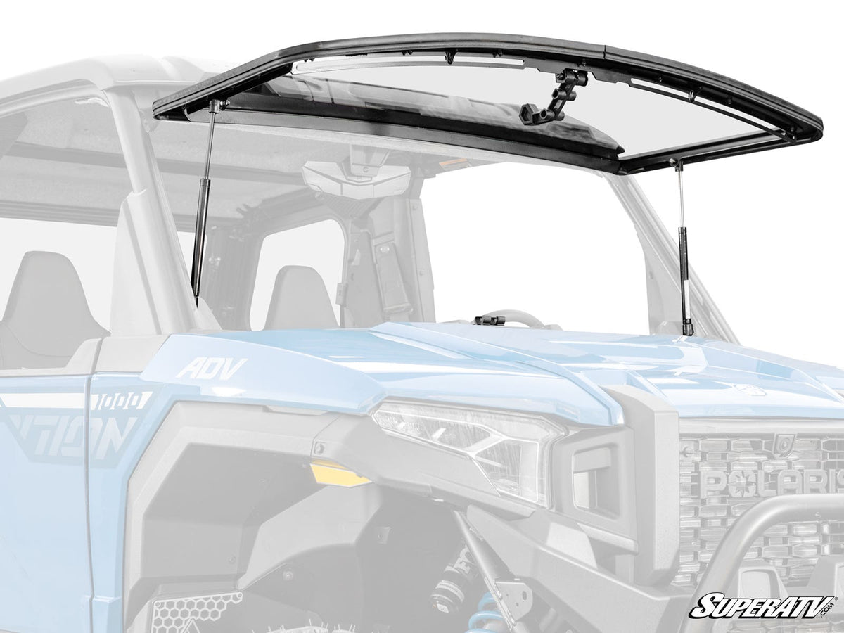 Polaris Xpedition Scratch-Resistant Flip Windshield – fits Polaris Xpedition ADV