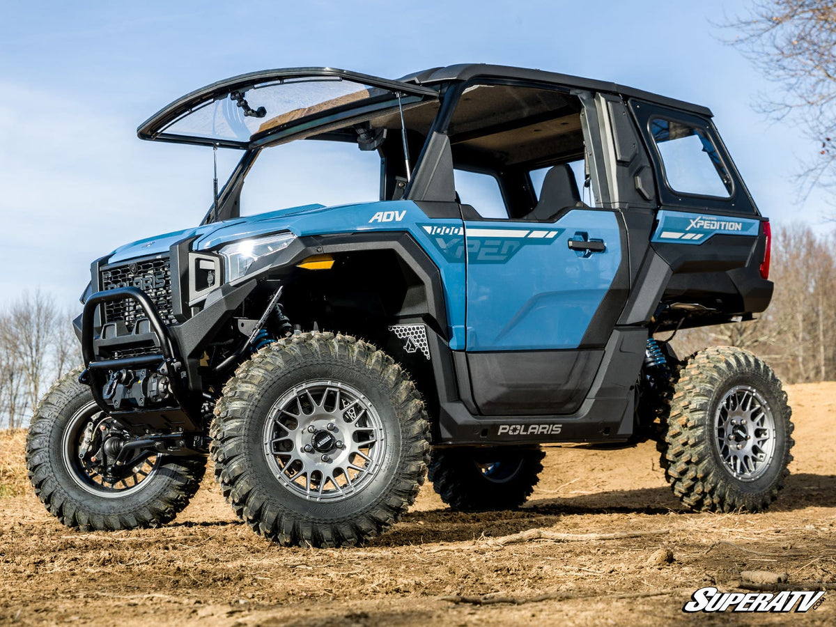 Polaris Xpedition Scratch-Resistant Flip Windshield – fits Polaris Xpedition ADV (view 5)