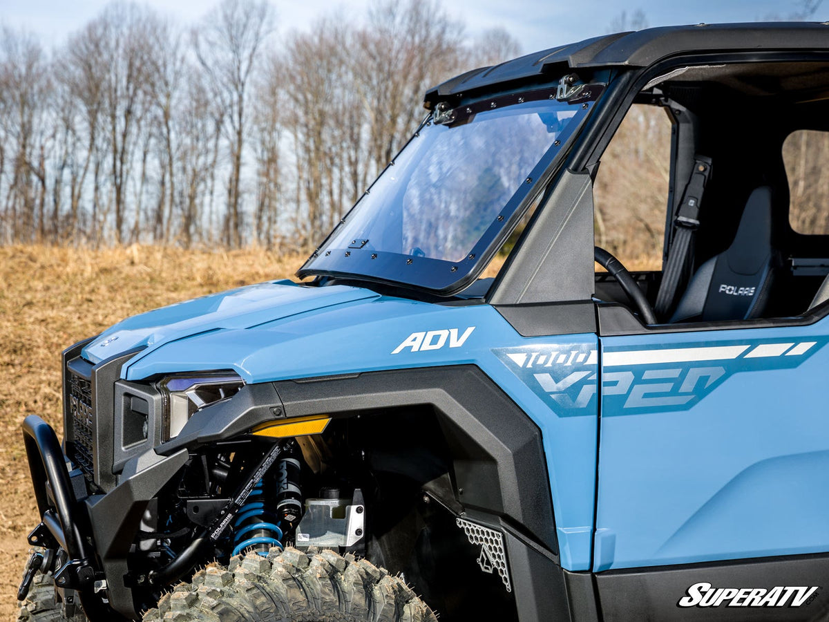 Polaris Xpedition Scratch-Resistant Flip Windshield – fits Polaris Xpedition XP (view 7)