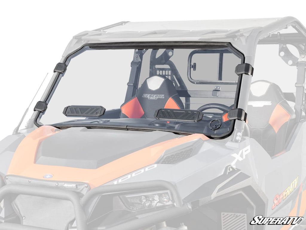 Polaris General Vented Full Windshield – fits Polaris General 1000