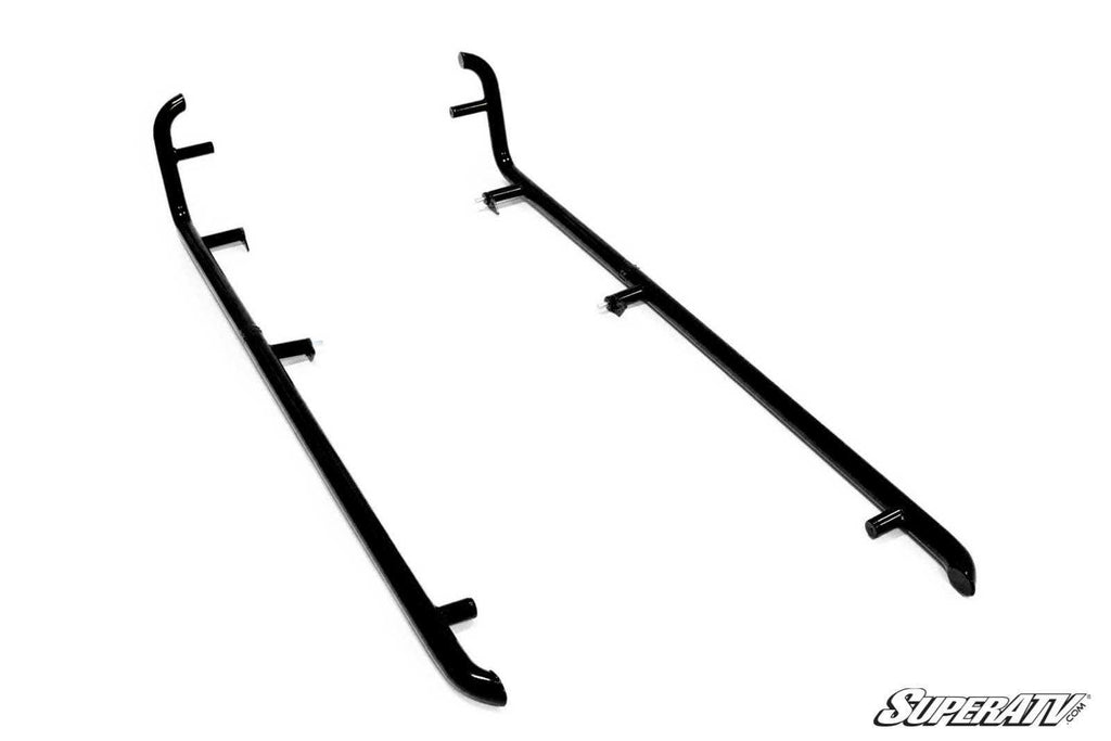 Polaris General 4 Heavy Duty Nerf Bars - Wrinkle Black – fits Polaris General 4 1000 (view 7)