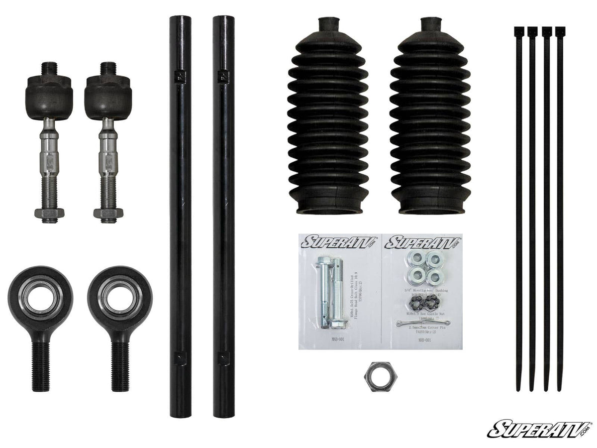 Polaris Ranger XP 1000 Heavy-Duty Tie Rod Kit—For SuperATV 2" Offset A-Arms – fits Polaris Ranger XP 1000