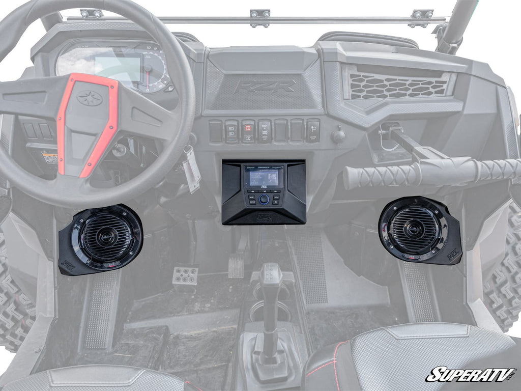 MTX Polaris RZR THUNDER Sound System – fits Polaris RZR S4 1000