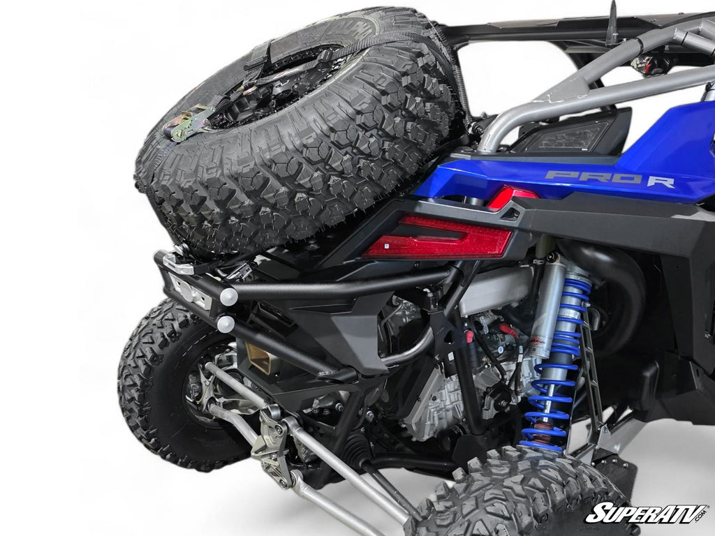 Elektric Offroad Polaris RZR Pro R Amp Rear Tire Rack Rear Bumper Combo – fits Polaris RZR Pro R (view 3)