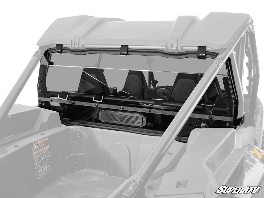 Polaris RZR XP Rear Vented Windshield – fits Polaris RZR XP 1000 (2024+)