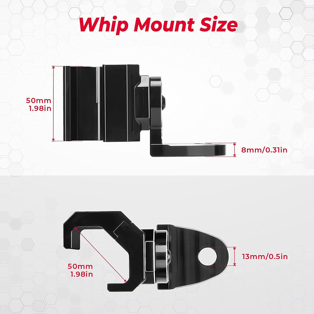 UTV Whip Light Flag Mount for Pro-fit Cage