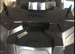 Rage Fab sound bar mount detail
