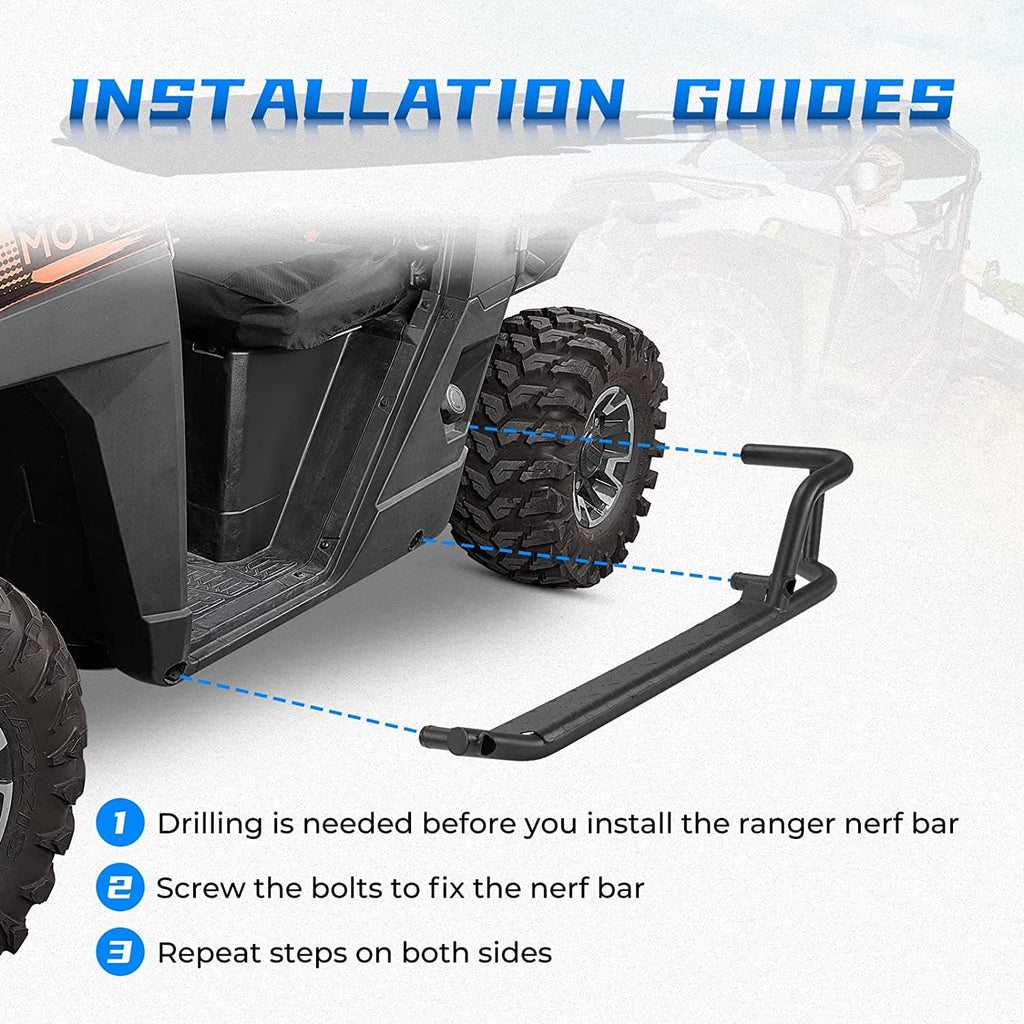 Nerf Bars for Ranger XP 1000 2018-2026 – fits Polaris Ranger (view 3)