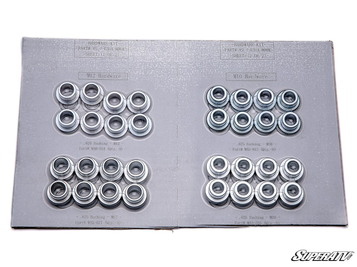 Bushing Kit for SuperATV Polaris RZR XP 1000 Billet Aluminum Radius Arms – fits Polaris RZR XP 1000 (2014-2023) (view 3)
