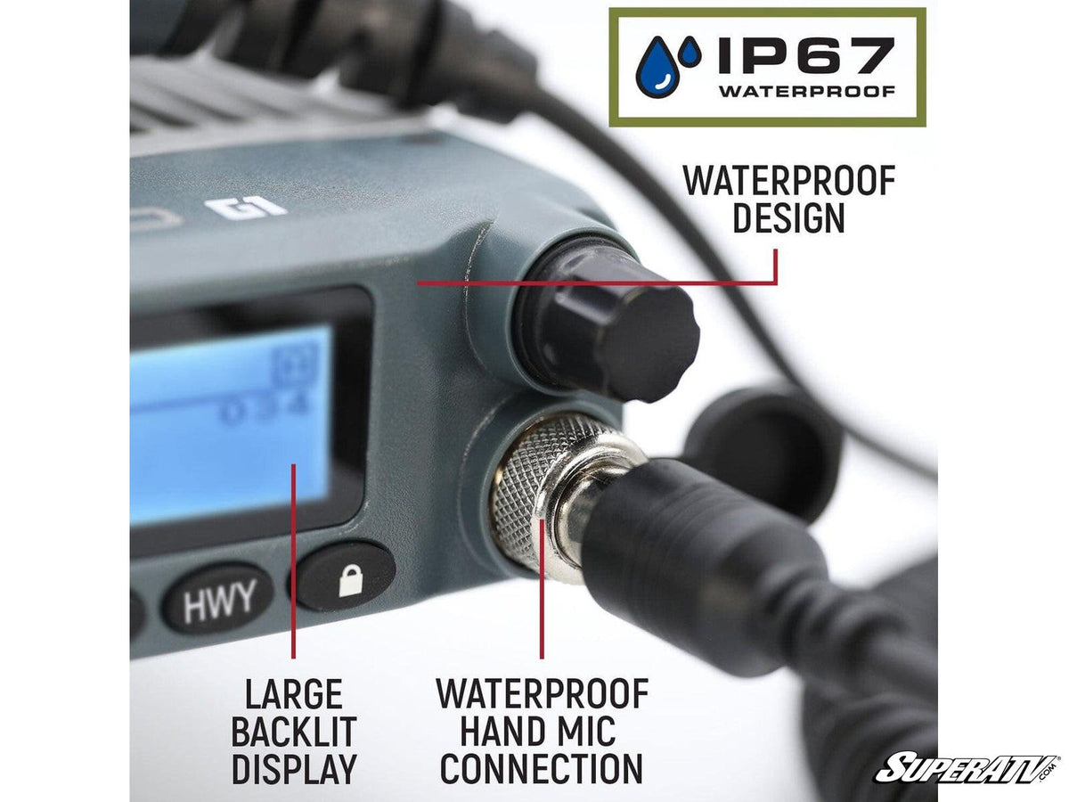 Rugged Radios G1 ADVENTURE SERIES Waterproof GMRS Mobile Radio Kit
