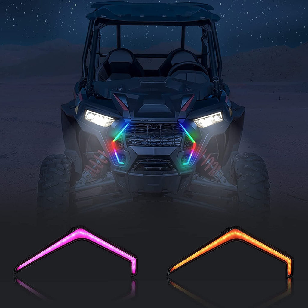 RGB Turn Signal Lights Fit Polaris RZR XP 1000 Turbo (2019-2023)