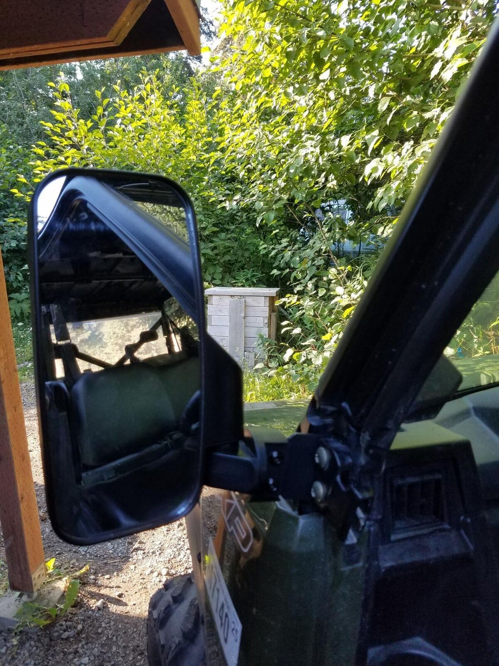 10" Large UTV Side Mirrors w/ Pro-fit cage for Polaris RZR Ranger General UFORCE