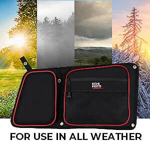 Rear Side Door Bags Knee Pad for Polaris RZR XP 4 1000/4 900/4 Door Turbo