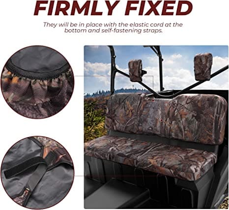 Camo Front Seat Cover for Pioneer 1000-5/ 1000-6 2016-2025