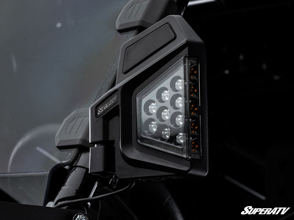 Kawasaki Dual Section LED Side-View Mirrors