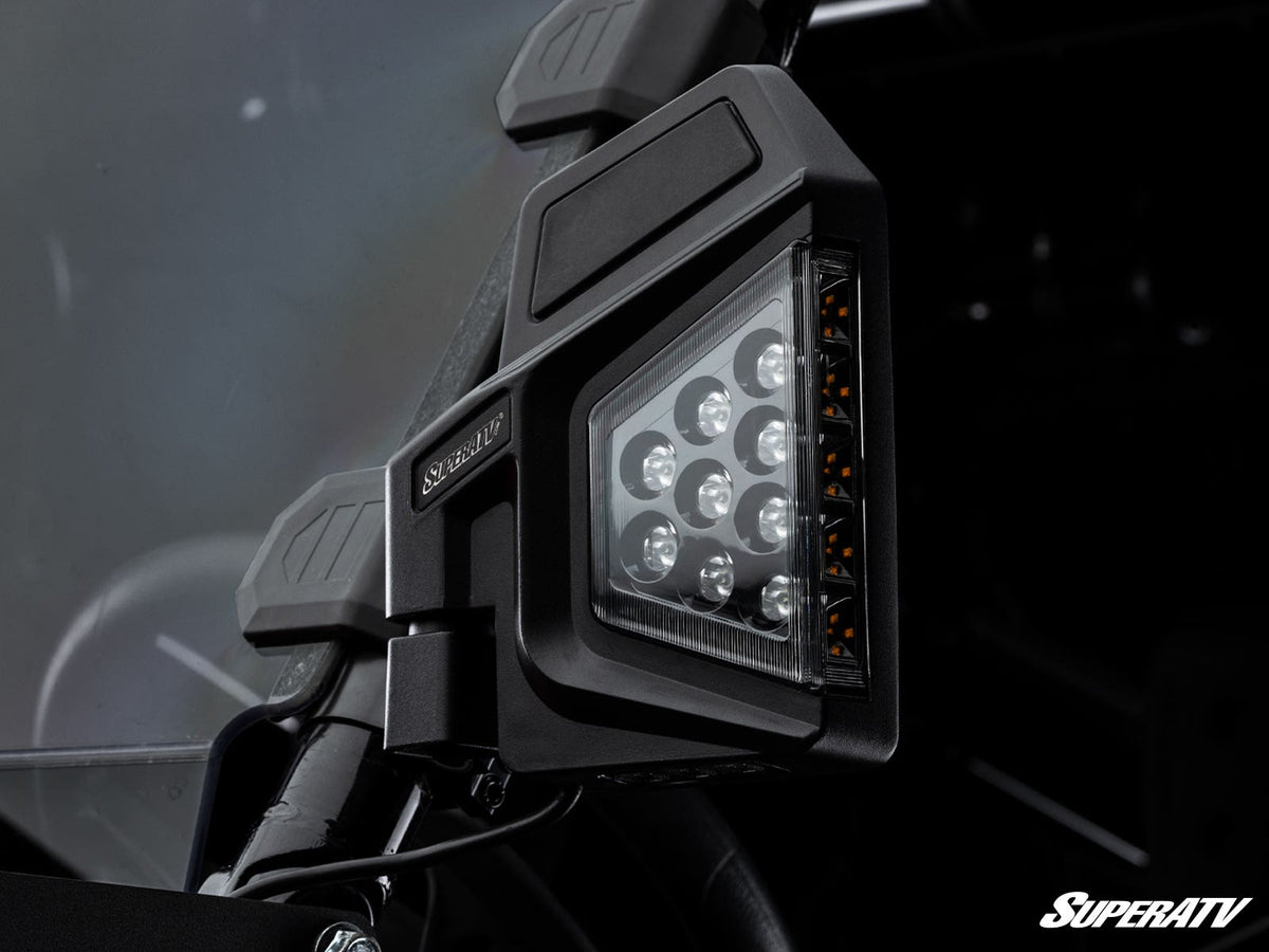 Kawasaki Dual Section LED Side-View Mirrors