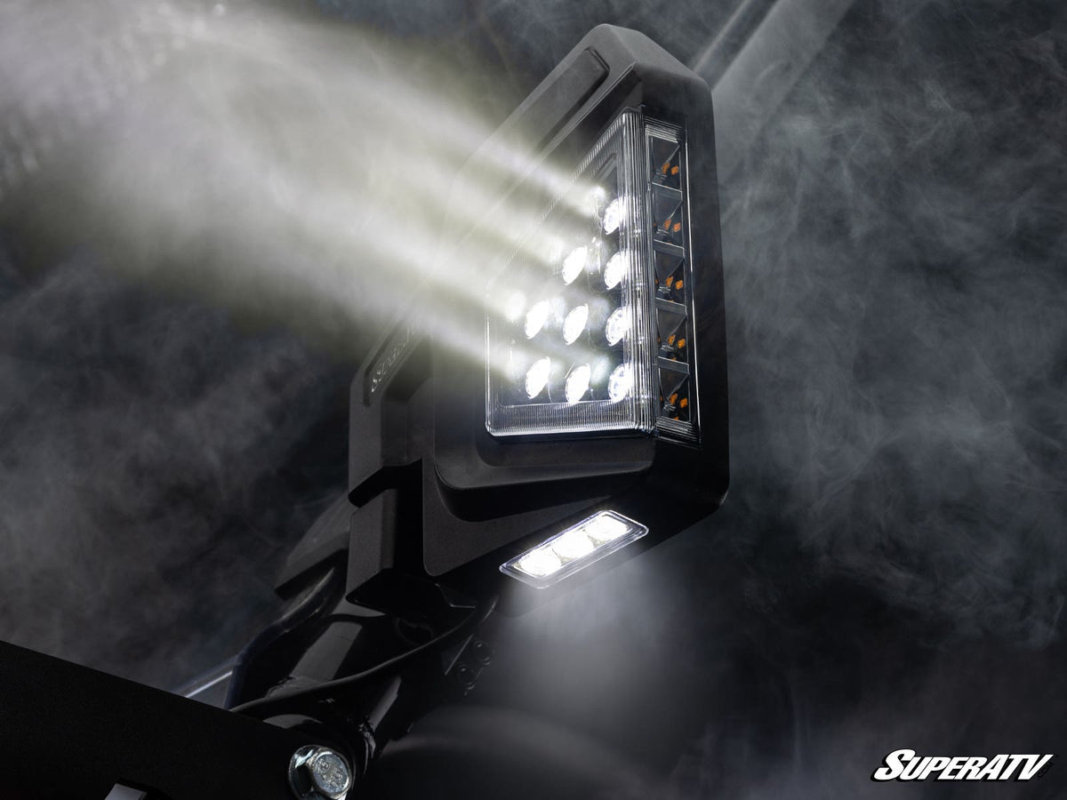Kawasaki Dual Section LED Side-View Mirrors