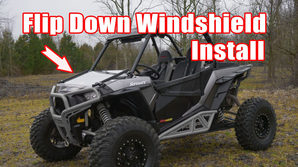 Polaris RZR 900 Flip Down Windshield