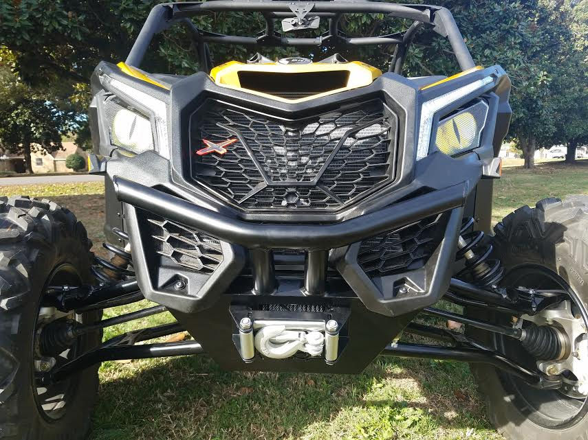Rage Fab front bumper on a Can-Am Maverick X3