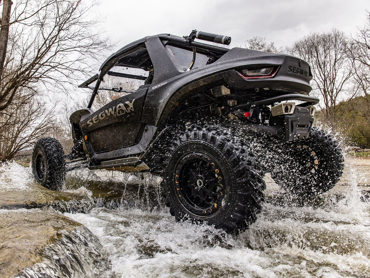 Standard XT Warrior Tires 32x10x15 on 15x7 Assault Industries Hellfire Matte Titanium Wheels 4/136 Pattern