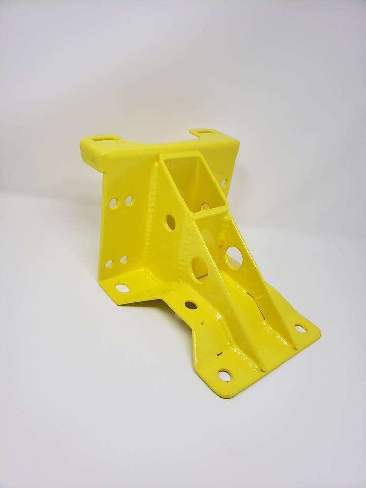Rage Fab Maverick X3 hitch receiver and winch mount, alternate view