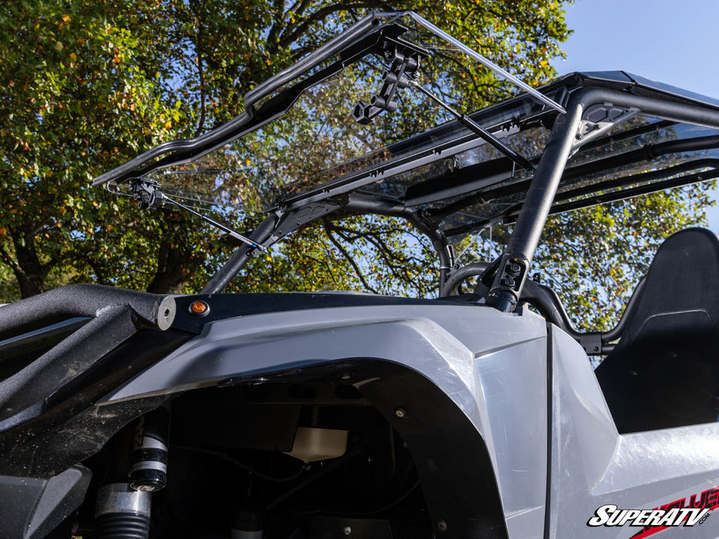Yamaha Wolverine X2 Scratch Resistant Flip Windshield – fits Yamaha Wolverine X2 1000 (view 3)